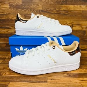 Adidas Originals Stan Smith Women Athletic Tennis Shoe White Casual Sneaker #909